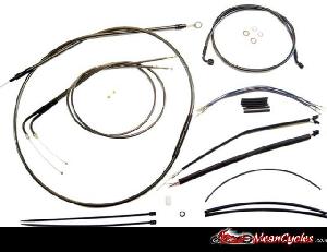 CABLE KIT FOR DYNA FLD (NON ABS) 12-UP (BLACK PEARL)