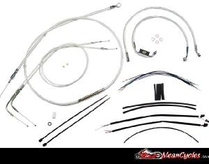CABLE KIT FOR DYNA FLD (W/ ABS) 12-UP (STERLING CHROMITE)