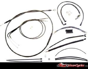 CABLE KIT FOR DYNA FLD (W/ ABS) 12-UP (BLACK PEARL)