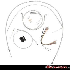CABLE KIT FOR DYNA FXDL, FXDC, FXD 96-05 (STERLING CHROMITE)