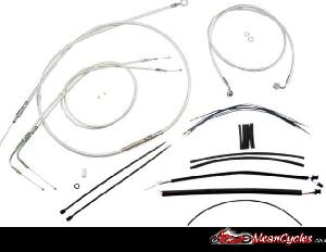 CABLE KIT FOR DYNA FXDWG (NON ABS) 12-UP (STERLING CHROMITE)