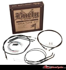 CABLE KIT FOR DYNA FXD 2006 ONLY (BLACK VINYL)