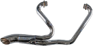 CHROME 2 INTO 1 HOD ROD EXHAUST SYSTEM FOR VICTORY BAGGERS & TOURING MODELS