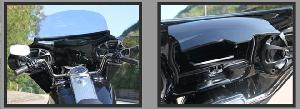 DOUBLE BOOX QUICK DETACHABLE FAIRING (PRIME-BLACK OR COLOR MATCH)