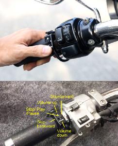 BLUETOOTH HANDLEBAR REMOTE CONTROL G1 FOR GPS FAIRING