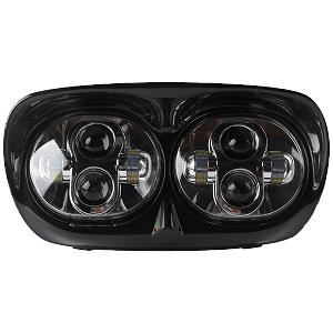 5 3/4 HEADLAMP ASSEMBLY LED FOR ROADGLIDE - HI-LOW BLACKFACE