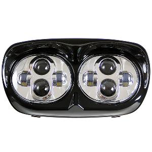 5 3/4 HEADLAMP ASSEMBLY LED FOR ROADGLIDE - HI-LOW CHROME FACE
