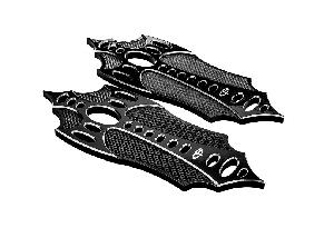 FLOORBOARDS DRIVER FOR HARLEY DAVIDSON BAD AXE EDITION - BLACK