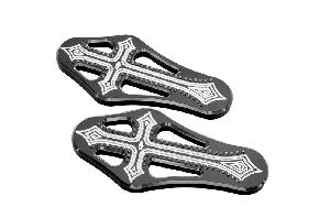 FLOORBOARDS PASSENGER FOR HARLEY DAVIDSON DARKSIDE EDITION - BLACK