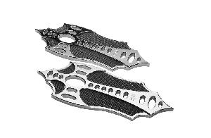 FLOORBOARDS PASSENGER FOR HARLEY DAVIDSON BAD AXE EDITION - CHROME