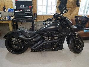 DUMP CERAMIC BLACK EXHAUST SYSTEM FOR SUZUKI M109R