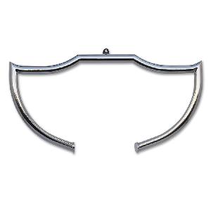THE SHIELD ENGINE GUARD FOR TOURING MODELS 97-20 ((CHROME OR BLACK))