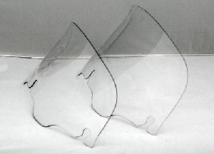 REPLACEMENT CURVY WINDSHIELD FOR TSUKAYU FAIRINGS (CLEAR OR SMOKE)