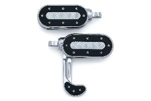 HEAVY INDUSTRY SWITCHBLADES PEGS WITH MALE ADAPTERS (CHROME)