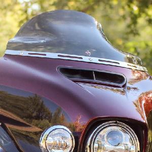 FLARE WINDSHIELD FOR 14-19 FLHT, FLHX AND H-D TRIKE MODELS (CHOOSE HEIGHT & COLOR)