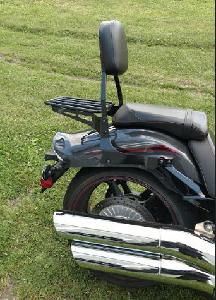 STANDARD SISSY BAR BLACK FOR RAIDER - 17' TALL