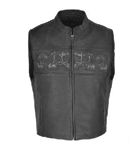 MEN'S REFLECTIVE SKULL VEST