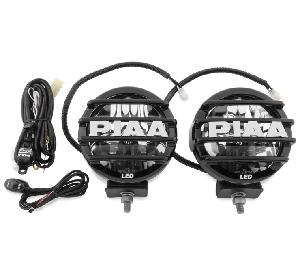 PIAA LP SERIES LED DRIVING LIGHT KIT WITH BLACK MESH GRILLS