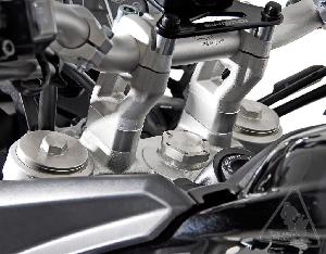 SW-MOTECH HANDLEBAR RISERS FOR SELECT TRIUMPH EXPLORER & TIGER 800 MODELS | 20MM RISE