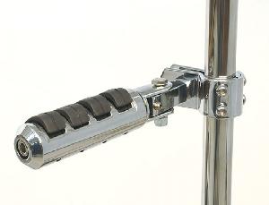 CHROME ANTI-VIBRATION HIGHWAY PEGS WITH 1.25