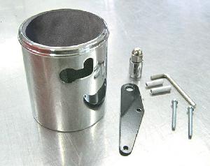 CHROME CUP HOLDER WITH MOUNT FOR CAN-AM SPYDER RT, ST & F3 