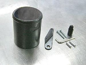 BLACK CUP HOLDER WITH MOUNT FOR CAN-AM SPYDER RT, ST & F3 