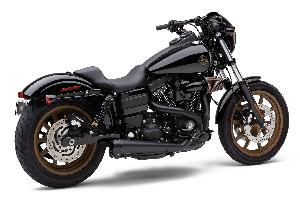 EL DIABLO 2 INTO 1 BLACK EXHAUST FOR 12-17 DYNA GLIDE