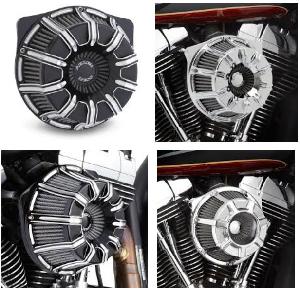 INVERTED BIG SUCKER AIR CLEANER KIT FOR FLT 2017-UP & SOFTAILS 2018-UP ((SELECT FINISH))