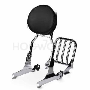 HARLEY '84-'17 SOFTAIL / FATBOY SISSY BAR BACKREST & LUGGAGE RACK