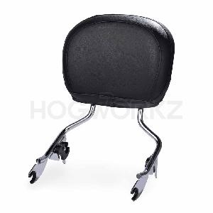 HARLEY TOURING '09-'17 CHROME DETACHABLE SISSY BAR BACKREST