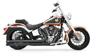 INDEPENDENCE LONG EXHAUST FOR SOFTAIL 86-17 ((CHROME OR BLACK))
