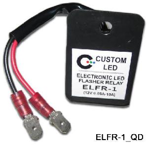 ELFR-1-QD ELECTRONIC LED FLASHER RELAY WITH QUICK DISCONNECTS