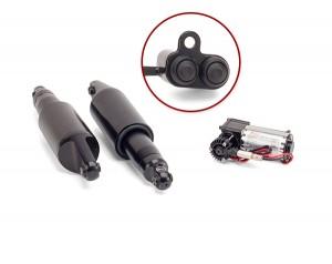 2009-UPH-D TRI GLIDE ULTIMATE RIDE KIT CHROME OR BLACK (CHROME OR BLACK HANDLEBAR INFLATION SWITCH)