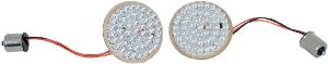 WHITE / AMBER DYNAMIC RINGZ FRONT SIGNAL CLUSTERS FOR ALL HDs & CVO's MODELS