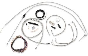 COMPLETE CABLE KIT FOR 12-14 APES FLHT 96-06 