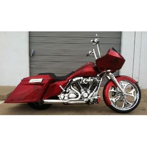 STUBBY CAT CHROME EXHAUST SYSTEM FOR TOURING MODELS 09-16
