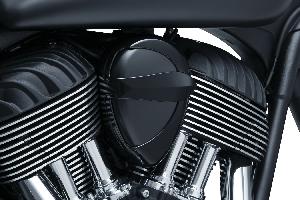 SIGNATURE SERIES VANTAGE HORN COVER FOR INDIAN BY JOHN SHOPE - GLOSS BLACK