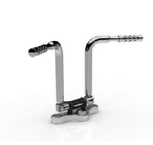 PIONNER ADJUSTABLE APE BAR (POLISHED OR BLACK)