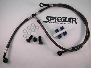 3 BRAKE LINE KIT FOR YAMAHA RAIDER - BLACK