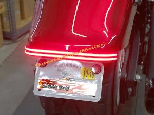 YAMAHA STRYKER FENDER ELIMINATOR KIT WITH DOUBLE ROW LED INTEGRATED TAILLIGHT BAR, '15-'18
