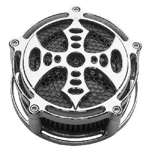 BILLET AIR CLEANER BAD AXE FOR TWIN CAM MODELS (BLACK OR CHROME)
