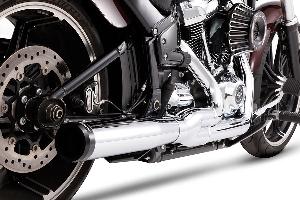 2-INTO-1 EXHAUST FOR HARLEY M8 SOFTAIL 2018- UP DELUXE, SLIM, FAT BOB