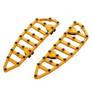 NESS MX BILLET FLOORBOARDS - GOLD