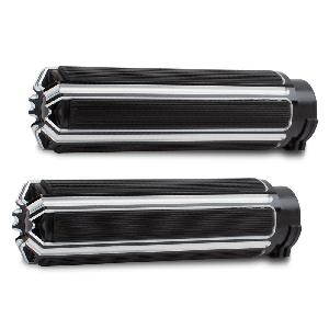 10-GAUGE BILLET GRIPS - BLACK
