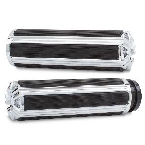 10-GAUGE BILLET GRIPS - CHROME