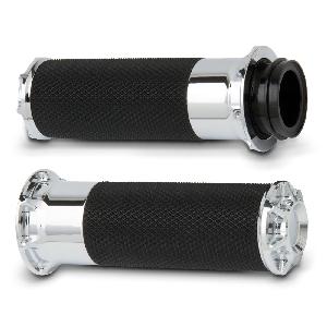 BEVELED FUSION GRIPS - CHROME