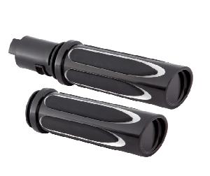 DEEP CUT COMFORT SERIES GRIPS FOR 2024-UP TOURING MODELS - BLACK