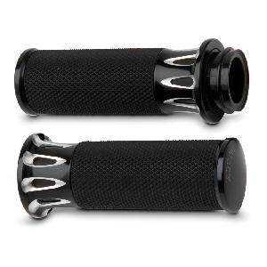DEEP CUT FUSION GRIPS - BLACK