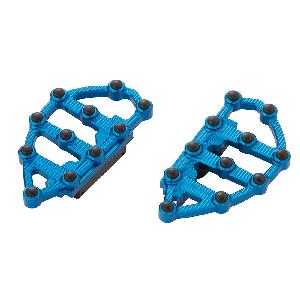 NESS MX PASSENGER FLOORBOARDS - BLUE