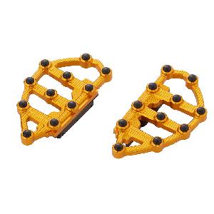 NESS MX PASSENGER FLOORBOARDS - GOLD